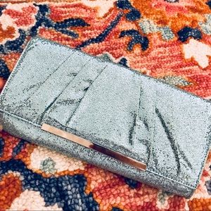 New York and company sparkly clutch